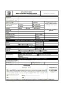 Birth Certificate Registration in Chandigarh